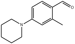 2-METHYL-4-PIPERIDIN-1-YL-BENZALDEHYDE Struktur