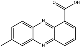 7-METHYL-PHENAZINE-1-CARBOXYLIC ACID Struktur