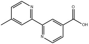 4-Carboxy-4'-methyl-2,2'-bipyridine Struktur