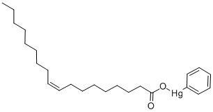 PHENYLMERCURIC OLEATE Struktur