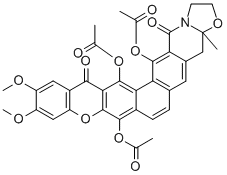 cervinomycin A1 triacetate Struktur