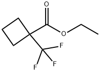 1-(TRIFLUOROMETHYL)CYCLOBUTANECARBOXYLIC ACID ETHYL ESTER Struktur