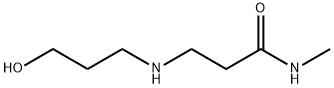 3-[(3-HYDROXYPROPYL)AMINO]-N-METHYLPROPANAMIDE Struktur