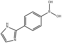 Boronic acid, B-[4-(1H-iMidazol-2-yl)phenyl]- Struktur