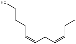 (4Z,7Z)-deca-4,7-dien-1-ol Struktur