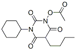 5-Butyl-1-(4-hydroxycyclohexyl)barbituric acid acetate Struktur