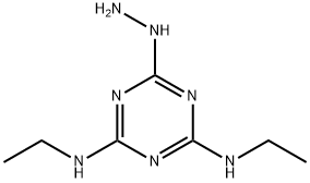 N,N'-DIETHYL-6-HYDRAZINO-[1,3,5]TRIAZINE-2,4-DIAMINE Struktur