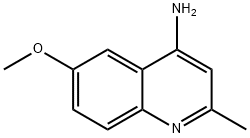 4-AMINO-6-METHOXY-2-METHYLQUINOLINE Struktur