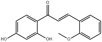 2',4'-DIHYDROXY-2-METHOXYCHALCONE Struktur