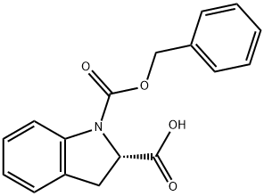 (S)2,3-DIHYDRO-INDOLE-1,2-DICARBOXYLIC ACID 1-BENZYL ESTER Struktur