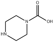 1-PIPERAZINECARBOXYLIC ACID Struktur