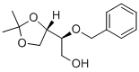 (2S,3S)-2-BENZYLOXY-3,4-O-ISOPROPYLIDENE-BUTAN-1-OL Struktur