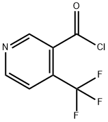 3-Pyridinecarbonyl chloride, 4-(trifluoromethyl)- (9CI) Struktur