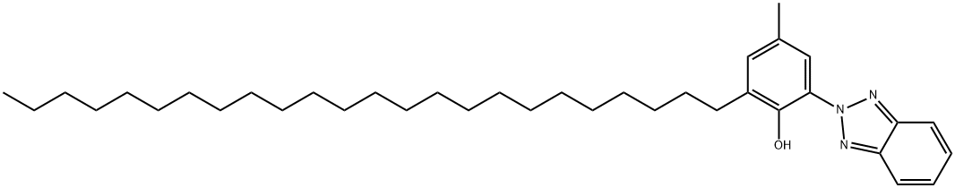 Phenol, 2-(2H-benzotriazol-2-yl)-4-methyl-6-tetracosyl- Struktur