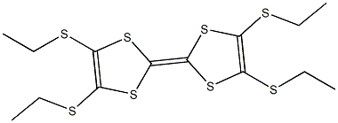 2,3,6,7-TETRAKIS(ETHYLTHIO)TETRATHIAFULVALENE Struktur