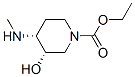 1-Piperidinecarboxylicacid,3-hydroxy-4-(methylamino)-,ethylester,cis-(9CI) Struktur