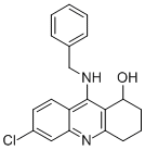 1-Acridinol, 1,2,3,4-tetrahydro-6-chloro-9-((phenylmethyl)amino)- Struktur