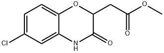 METHYL (6-CHLORO-2H-1 4-BENZOXAZIN-3(4H& Struktur