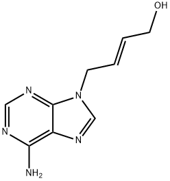 2-Buten-1-ol, 4-(6-amino-9H-purin-9-yl)-, (E)- Struktur