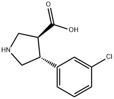 (3S,4R)-4-(3-CHLOROPHENYL)PYRROLIDINE-3-CARBOXYLIC ACID price.