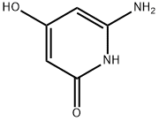 2(1H)-Pyridinone,6-amino-4-hydroxy-(9CI) Struktur