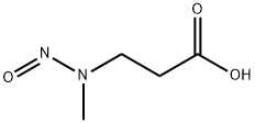 N-NITROSO-N-METHYL-3-AMINOPROPIONIC ACID Struktur