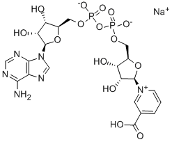 DEAMIDO NAD SODIUM SALT Struktur