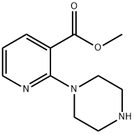 2-(1-Piperazinyl)-3-pyridinecarboxylic acid methyl ester Struktur