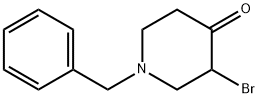 4-Piperidinone, 3-broMo-1-(phenylMethyl)- Struktur