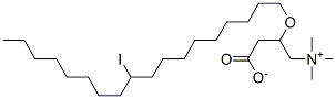 10-iodostearyl carnitine Struktur