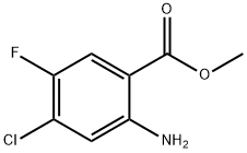 Methyl 2-aMino-4-chloro-5-fluorobenzoate Struktur