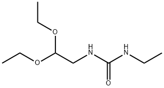 1-(2,2-Diethoxyethyl)-3-ethylurea Struktur