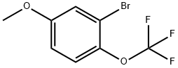 3-bromo-4-trifluoromethoxyanisole Struktur