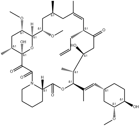 他克莫司, 104987-11-3, 結(jié)構(gòu)式