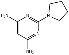 2-Pyrrolidin-1-ylpyriMidine-4,6-diaMine Struktur