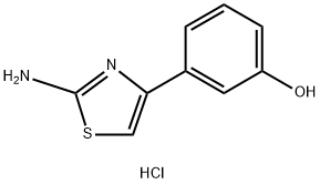 3-(2-AMino-4-thiazolyl)phenol Hydrochloride Struktur