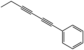 1-Phenyl-1,3-hexadiyne Struktur