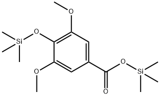 Trimethylsilyl 3,5-dimethoxy-4-(trimethylsilyloxy)benzoate Struktur