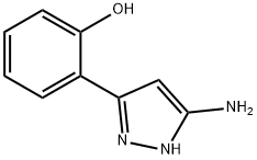 2-(5-AMINO-1H-PYRAZOL-3-YL)-PHENOL Struktur