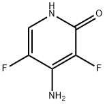 2(1H)-Pyridinone,4-amino-3,5-difluoro-(9CI) Struktur