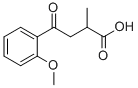 2-METHYL-4-OXO-4-(2'-METHOXYPHENYL)BUTYRIC ACID Struktur