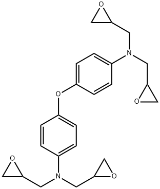 4,4'-METHYLENEBIS(N,N-DIGLYCIDYLANILINE) Struktur