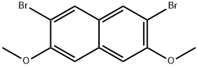 2,7-DIBROMO-3,6-DIMETHOXYNAPHTHALENE Struktur