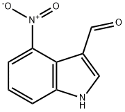 4-nitro-1H-indole-3-carbaldehyde Struktur