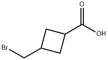 3-(溴甲基)環(huán)丁烷羧酸, 10555-42-7, 結(jié)構(gòu)式