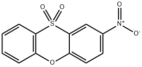 2-Nitrophenoxathiin-10,10-dioxide Struktur