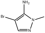 3-AMINO-4-BROMO-2-METHYLPYRAZOLE Structure