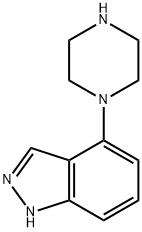 4-(Piperazin-1-yl)-1H-indazole Struktur