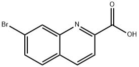 7-BroMoquinoline-2-carboxylic acid Struktur