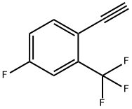 Benzene, 1-ethynyl-4-fluoro-2-(trifluoroMethyl)- Struktur